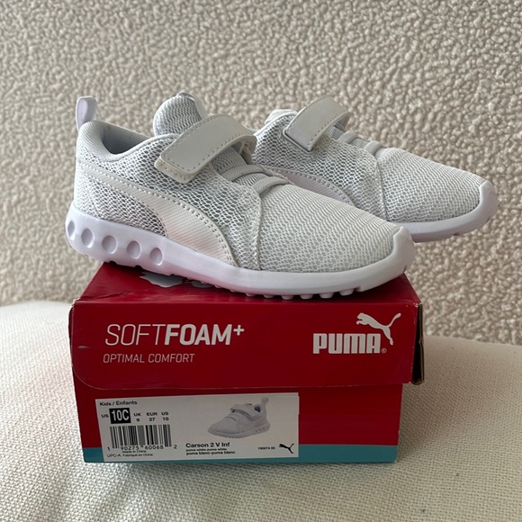 🤍NWT🤍 Puma Carson 2V soft-foam laceless sneakers - Picture 1 of 7